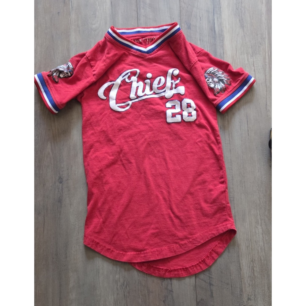 Evolution In Design Red Chief #28 Savage Jersey Vintage Shirt Approx Youth XS